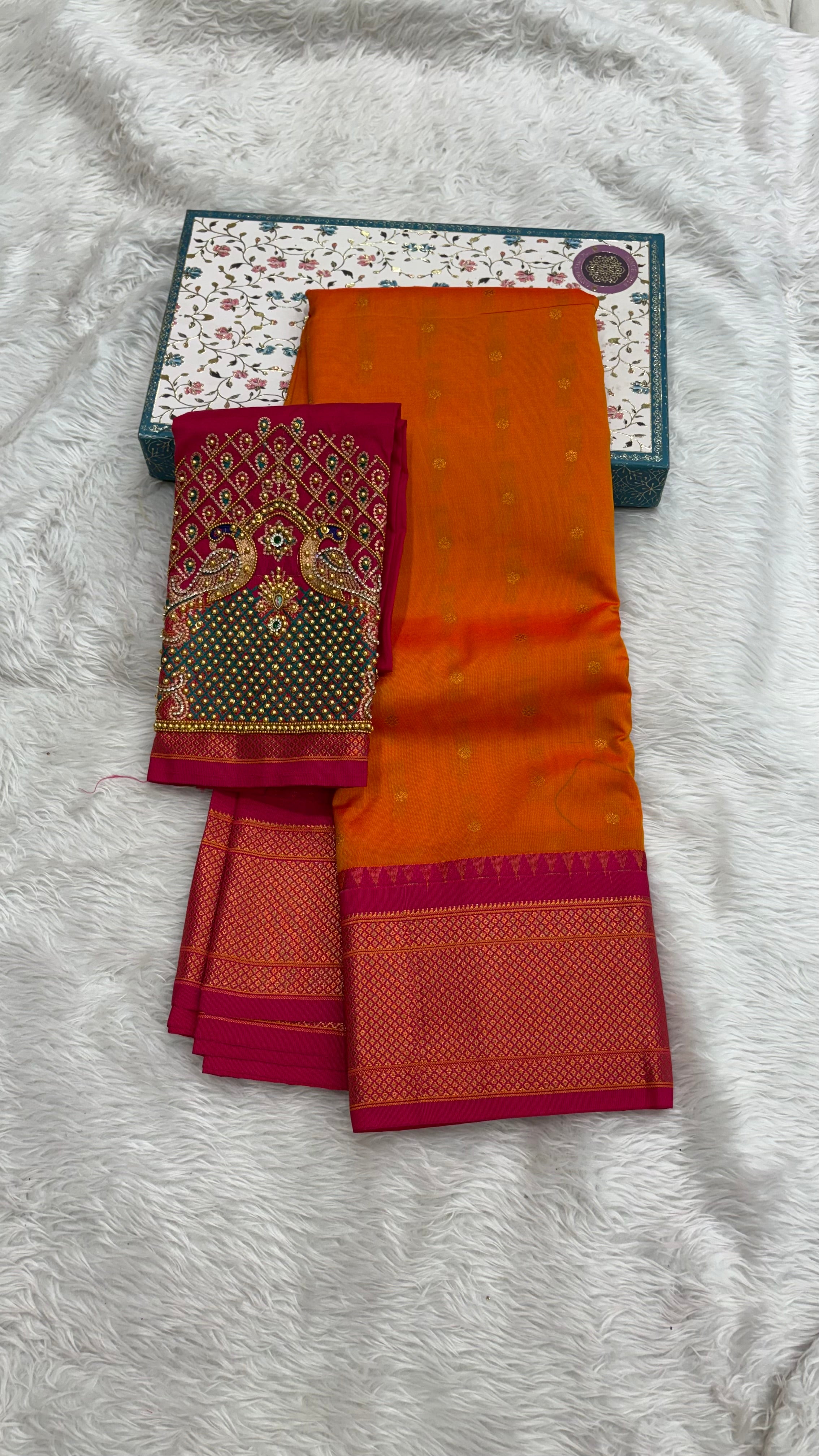 Semi Silk Pure Kalanjali Paithani