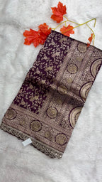 Banarasi jal Work Sarees With Lace Border
