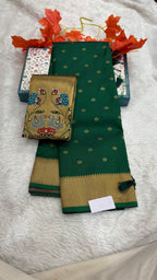 Trending Kalanjali Paithani With work Paithani Blouse