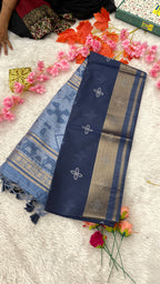 Soft Maheshwari Base Cotton Silk Sare