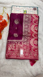 Rajwadi Satin Silk Sarees