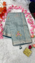 Special Cotton Silk Base Sarees with Karigari Threadwork