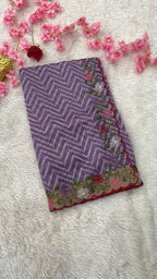 Pastel Shade Cotton Silk Base Sarees (Bandhej Prints )