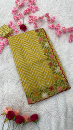 Pastel Shade Cotton Silk Base Sarees (Bandhej Prints )