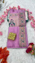 Jamdani Cotton Sarees with Paithani Pallu And Minakari Border
