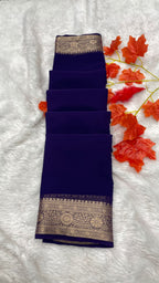 Mysore Semi Georgette Sarees