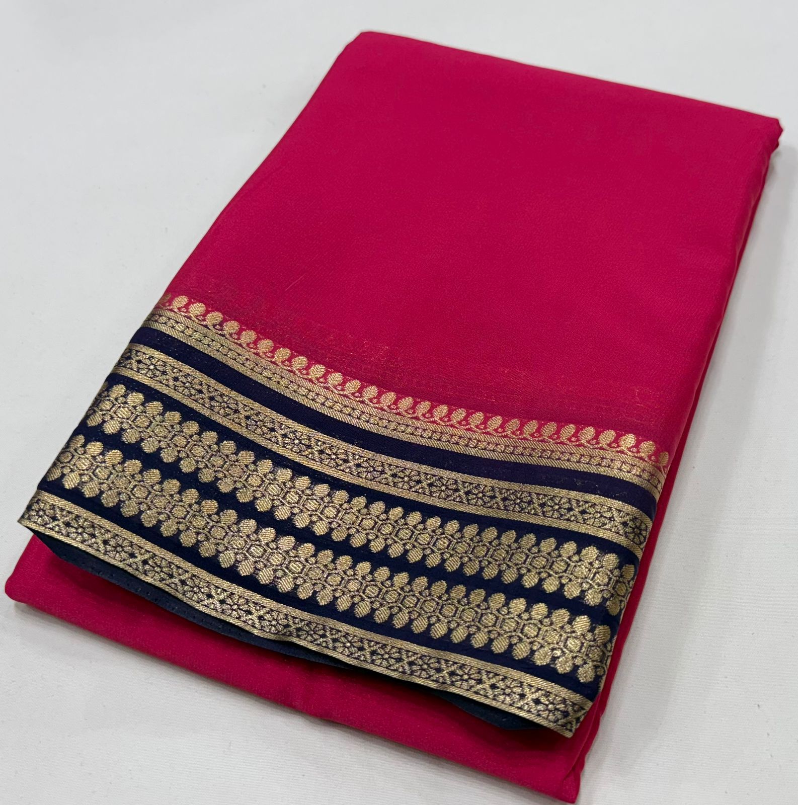 Rani semi Mysore crepe Silk Sarees